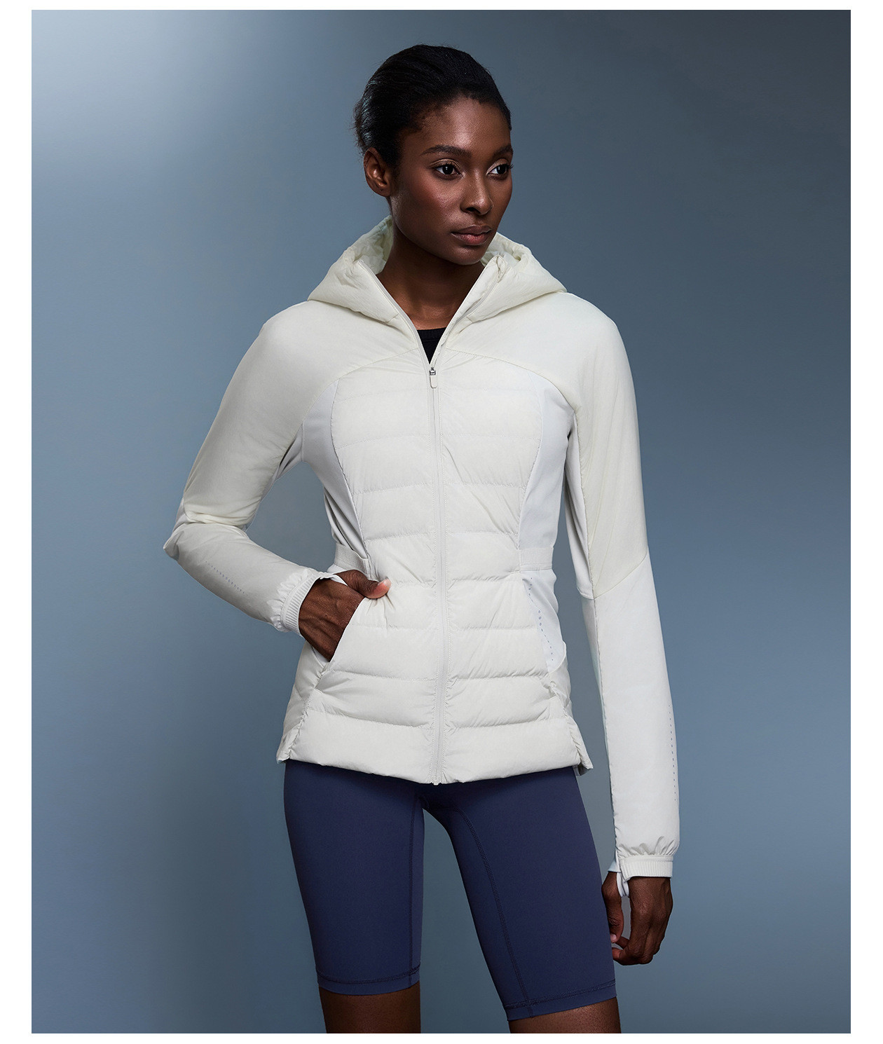 lightweight hooded zippered jackets