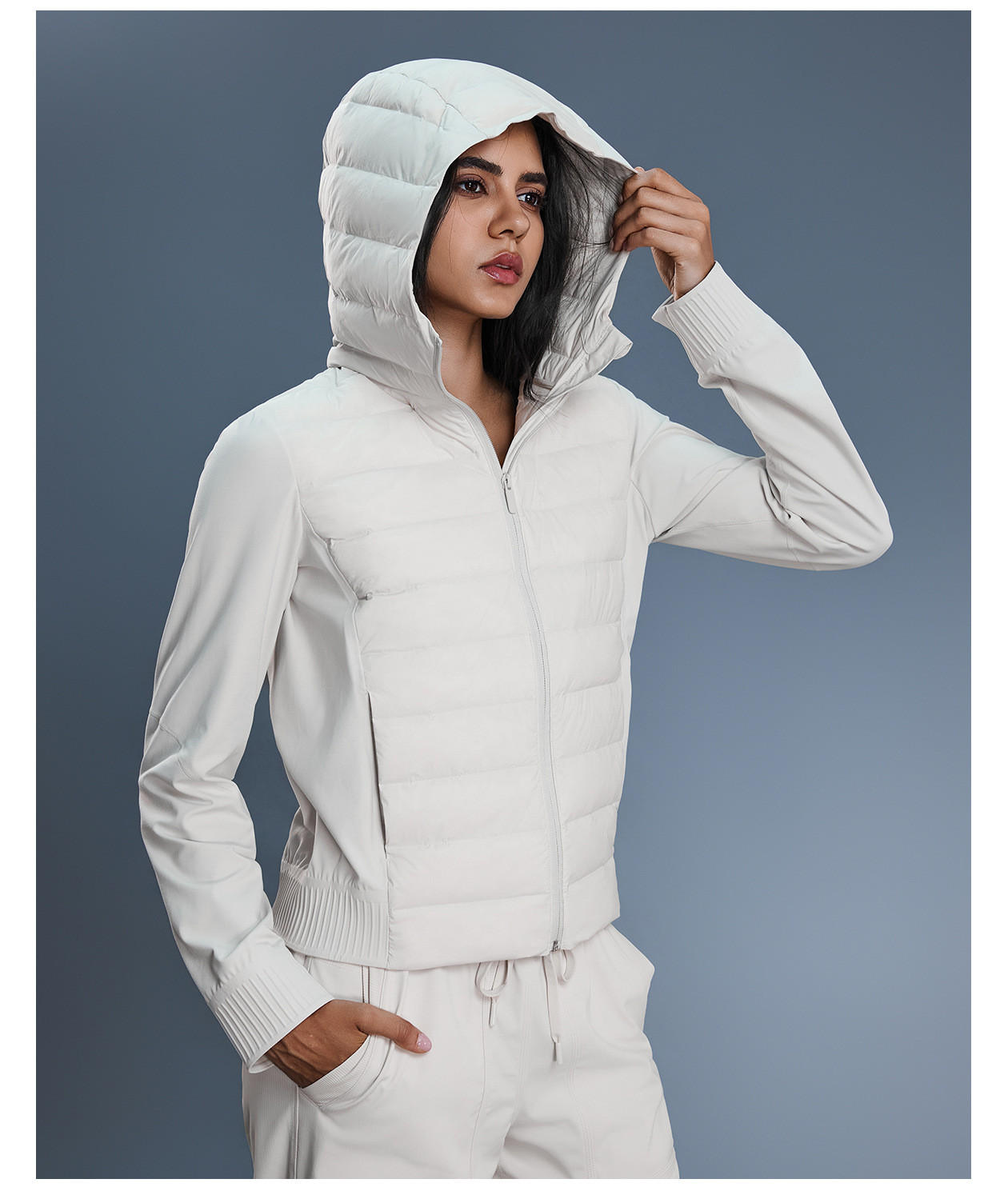 women's warm short down jacket