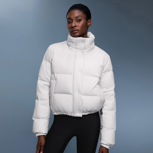 New OEM & ODM Women’s 90% White Duck Down Hooded Jacket - Winter Short Warm, Windproof Coat D25142 for Bulk Orders & Sourcing Agents