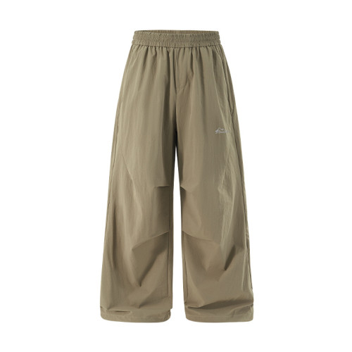 OEM & ODM Outdoor Quick Dry Parachute Pants 13542W25 - 2026 Spring Summer Lightweight Reflective Print Casual Trousers for Sportswear Wholesale