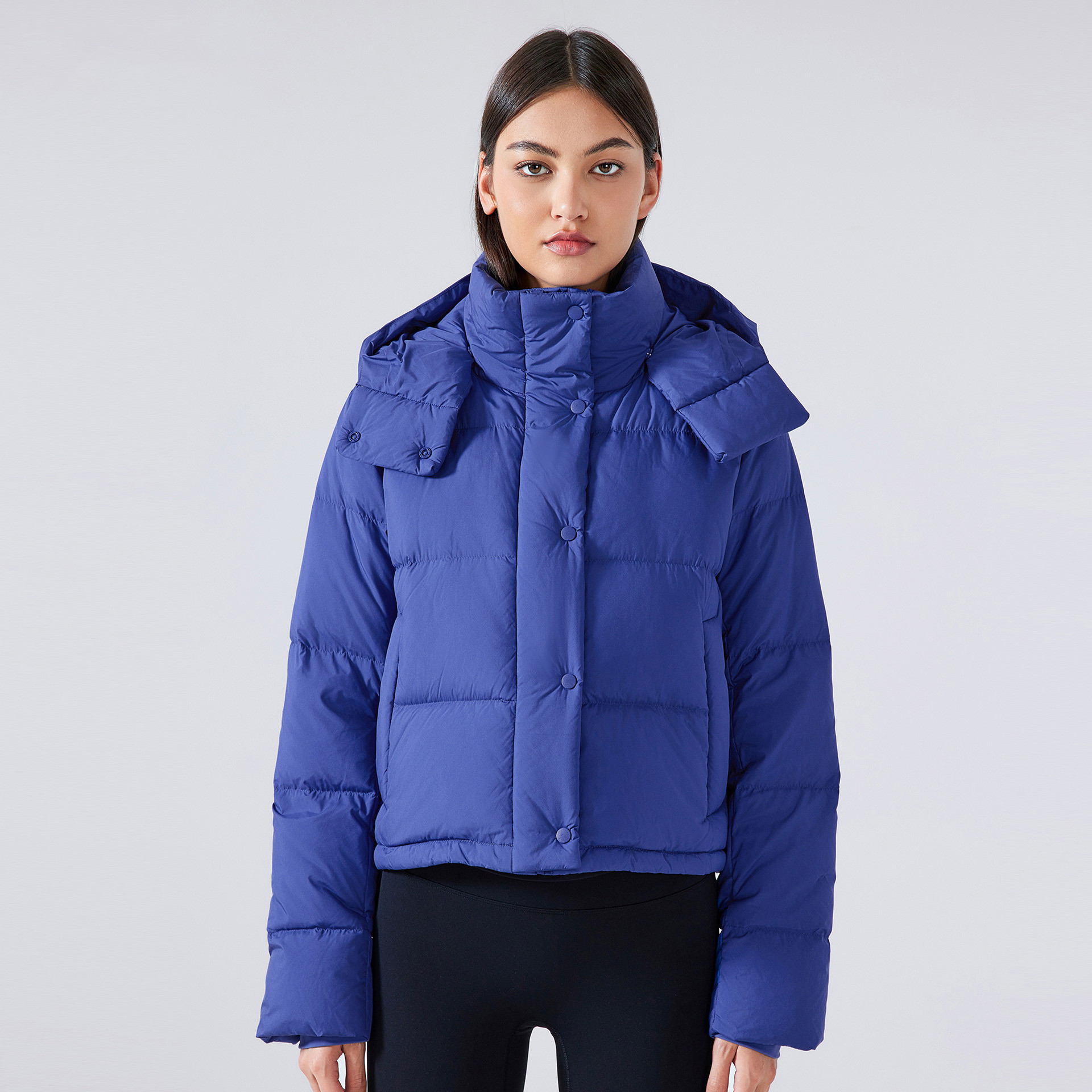 double placket windproof jacket