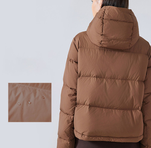 New Winter Thickened Warm Coat for Women | OEM & ODM Double Placket Windproof Hooded Stand Collar Down Jacket DAW158 - Ideal for Wholesale and Sourcing Partnerships