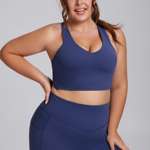 OEM ODM Wholesale Plus-Size Nude-Feel Yoga Set Supplier | High-Waist Two-Piece Gym Wear with Pockets for Activewear Brands & ImportersF209-210