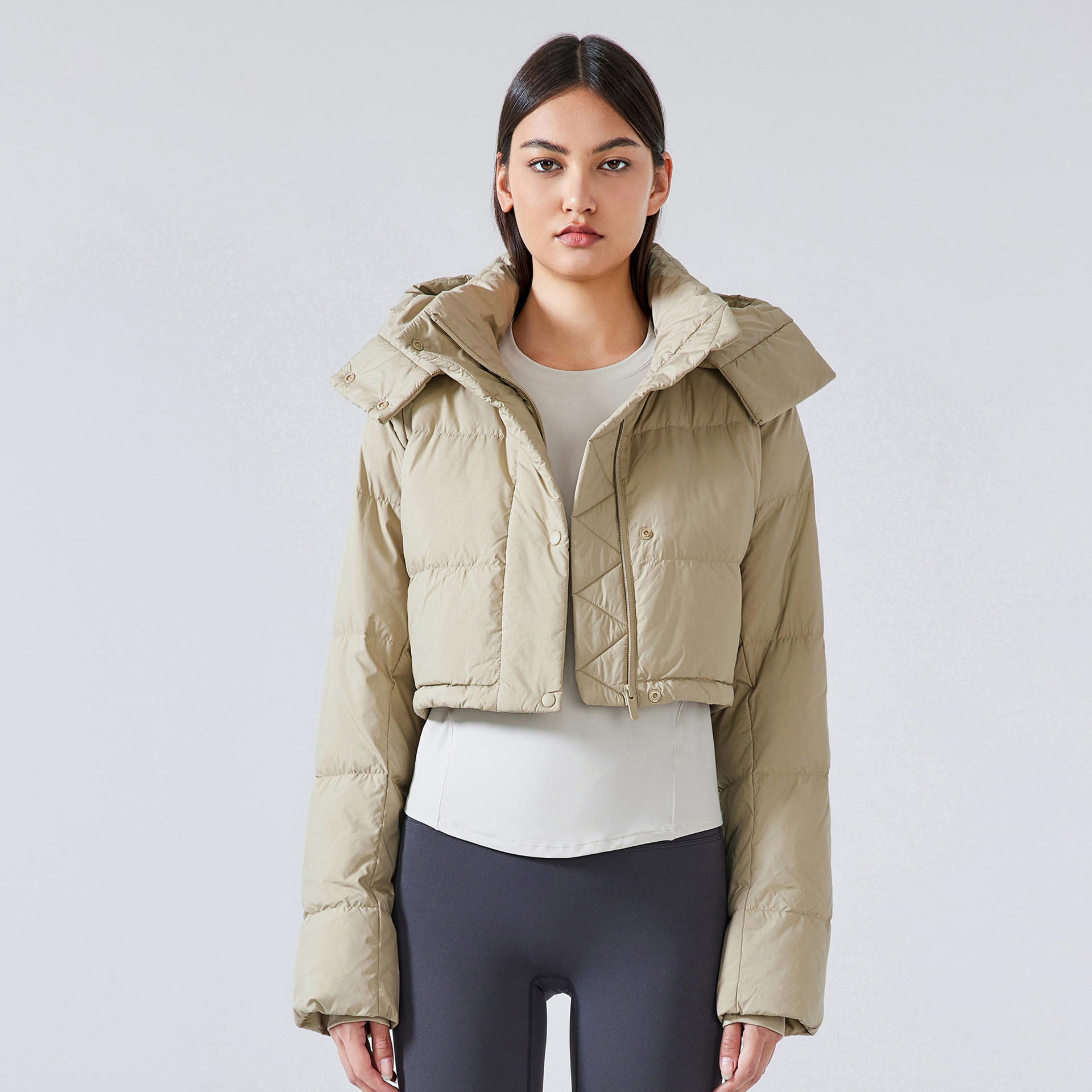 windproof hooded puffer jackets wholesale