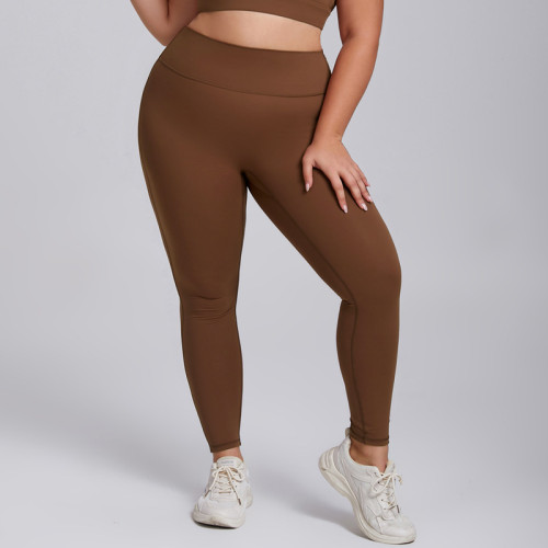 F207 Women's Plus Size V-Line High Waist Tummy Control Butt Lifting Yoga Pants - OEM, ODM, Wholesale & Sourcing Agents for Activewear, Sportswear & Fitness Apparel