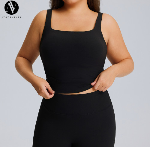 F244Plus Women's Plus Size Yoga Tank Tops | Quick Dry High Stretch Running Fitness Sports Vest | OEM & ODM Available | Wholesale Activewear Solutions for Sourcing Agents