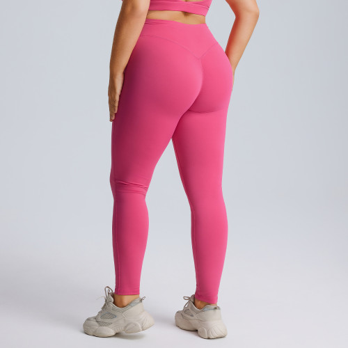 OEM & ODM Women's Plus Size High Waist Butt Lifting Yoga Pants - F213Plus Cloud Sense Quick Dry Running Fitness Trousers for Activewear Wholesale & Sourcing Agents