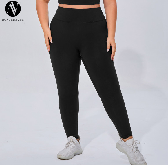 F219 Women's Plus Size High Waist Yoga Pants - Tummy Control, Butt Lifting, and Breathable Running Fitness Trousers | OEM & ODM Activewear Manufacturer for Wholesalers and Sourcing Agents