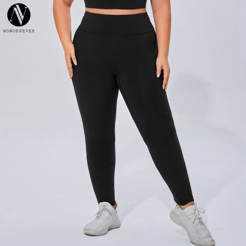 F219 Women's Plus Size High Waist Yoga Pants - Tummy Control, Butt Lifting, and Breathable Running Fitness Trousers | OEM & ODM Activewear Manufacturer for Wholesalers and Sourcing Agents