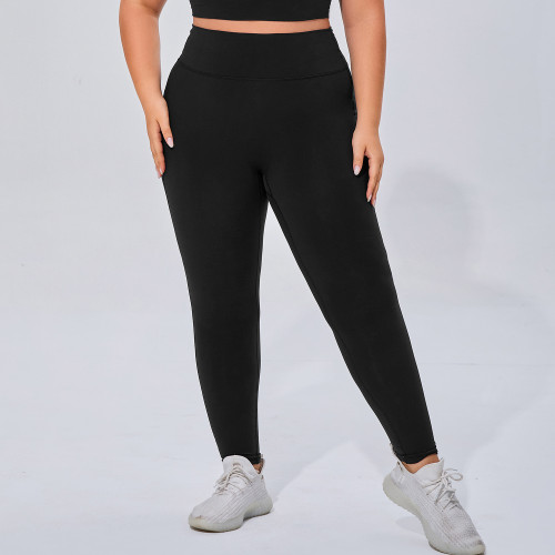 Plus Size High-Waist Yoga Pants OEM/ODM Manufacturer – Tummy Control, Butt-Lifting Activewear Production for Brands & WholesalersF219