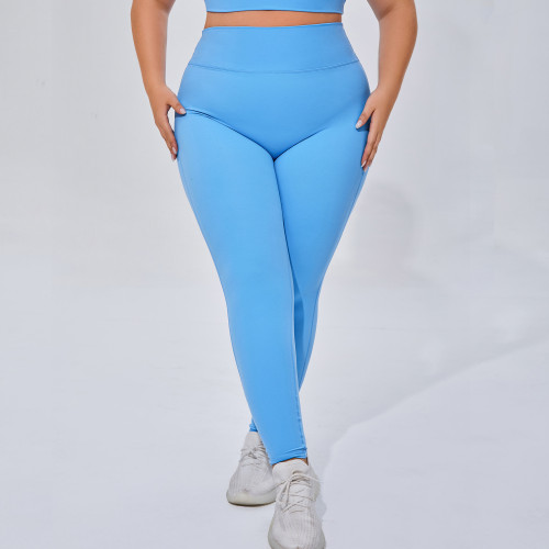 F219 Women's Plus Size High Waist Yoga Pants - Tummy Control, Butt Lifting, and Breathable Running Fitness Trousers | OEM & ODM Activewear Manufacturer for Wholesalers and Sourcing Agents