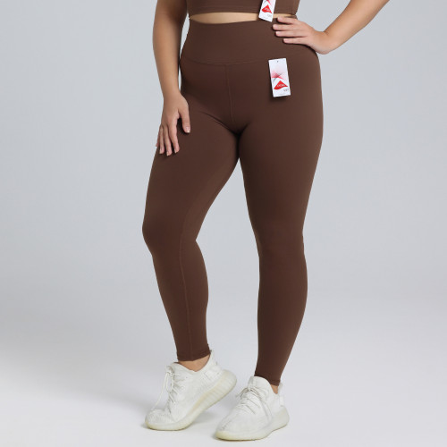OEM & ODM Women's Plus Size High Waist LYCRA Yoga Pants - Butt Lifting Tummy Control Workout Leggings in Lululemon Style for Wholesale & Sourcing Agents