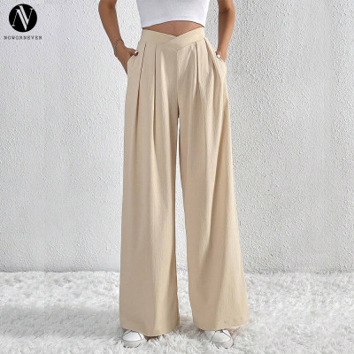 OEM & ODM Women's Wide Leg Pants - ZPDH0430 - 2026 Spring Summer Loose Fit Casual Trousers for Activewear, Streetwear & Fashion Clothing, Ideal for Wholesale & Sourcing Agents