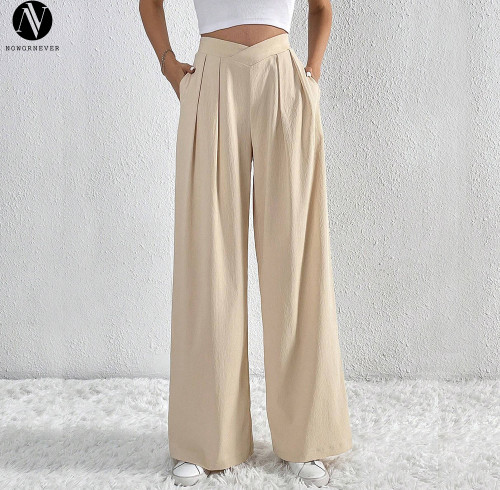 OEM & ODM Women's Wide Leg Pants - ZPDH0430 - 2026 Spring Summer Loose Fit Casual Trousers for Activewear, Streetwear & Fashion Clothing, Ideal for Wholesale & Sourcing Agents
