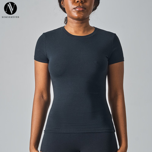 SK1219 Women's Crew Neck Short Sleeve T-Shirt Gym Workout Top - OEM & ODM Manufacturer for Activewear, Wholesale & Sourcing Agents Welcome | Perfect for Fitness, Running, and Sports Activities