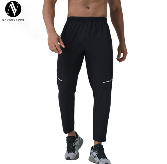 Men's Quick Dry Running Pants - Breathable Elastic Sportswear for Outdoor Fitness | OEM, ODM, Wholesale Manufacturer Item No. B107