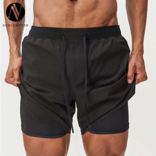 Men's Double-Layer Running Shorts | Quick-Dry & Breathable | OEM & ODM Solutions for Outdoor Sports Apparel, Ideal for Sourcing Agents & Wholesalers1007