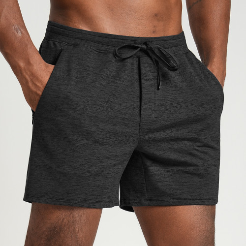 Custom Made OEM & ODM Men's Two-Tone Yoga Knit Shorts | Breathable, Skin-Friendly Bottoms for Outdoor Fitness, Hiking & Commuting | Wholesale Sportswear Solutions1500