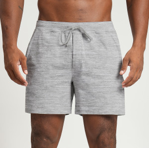 Custom Made OEM & ODM Men's Two-Tone Yoga Knit Shorts | Breathable, Skin-Friendly Bottoms for Outdoor Fitness, Hiking & Commuting | Wholesale Sportswear Solutions1500