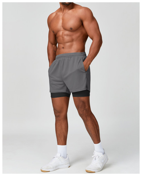 Premium Quality Men's Breathable Quick-Dry 3/4 Sports Casual Shorts - Skin-Friendly Design for Active Lifestyle | OEM & ODM Manufacturing, Bulk Orders Welcome1183