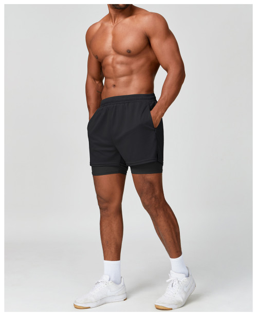 Premium Quality Men's Breathable Quick-Dry 3/4 Sports Casual Shorts - Skin-Friendly Design for Active Lifestyle | OEM & ODM Manufacturing, Bulk Orders Welcome1183