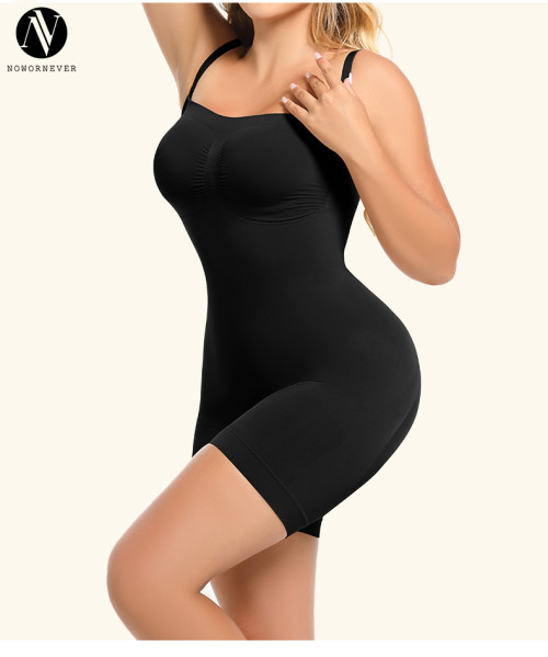 OEM & ODM Detachable Straps Full Body Shaper - Tummy Control & Butt Lifter Seamless Bodysuit for Activewear Brands - Wholesale & Sourcing Agents