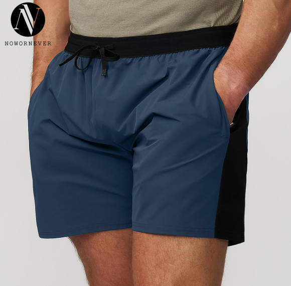 OEM/ODM Men's Quick-Dry Color-Block Sports Fitness Shorts | Casual 4/4 Pants for Outdoor Hiking & Commuting - Wholesale & Sourcing Solutions5513