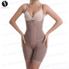 1079 9-Bone Open Crotch Body Shaper - OEM & ODM Tummy Control Butt Lifter Shapewear with Anti-Slip Gel for Wholesale and Sourcing Agents