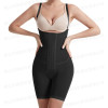 1079 9-Bone Open Crotch Body Shaper - OEM & ODM Tummy Control Butt Lifter Shapewear with Anti-Slip Gel for Wholesale and Sourcing Agents