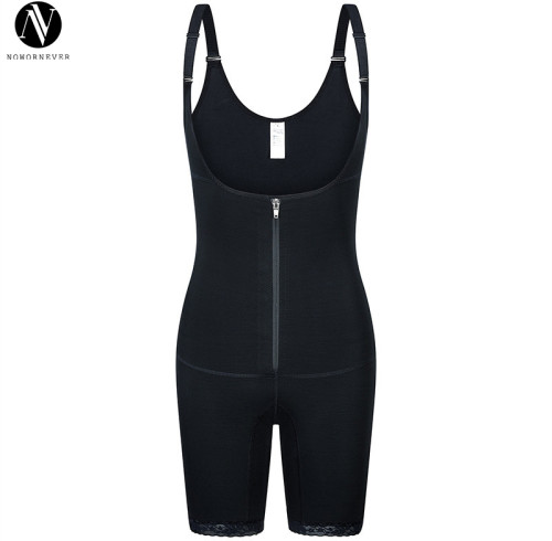 OEM & ODM Plus Size Full Body Shaper M2010 - Tummy Control & Butt Lifter Bodysuit with Hooks for Activewear & Fashion Clothing Wholesale