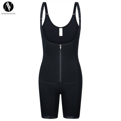 OEM & ODM Plus Size Full Body Shaper M2010 - Tummy Control & Butt Lifter Bodysuit with Hooks for Activewear & Fashion Clothing Wholesale