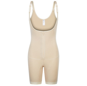 OEM & ODM Plus Size Full Body Shaper M2010 - Tummy Control & Butt Lifter Bodysuit with Hooks for Activewear & Fashion Clothing Wholesale