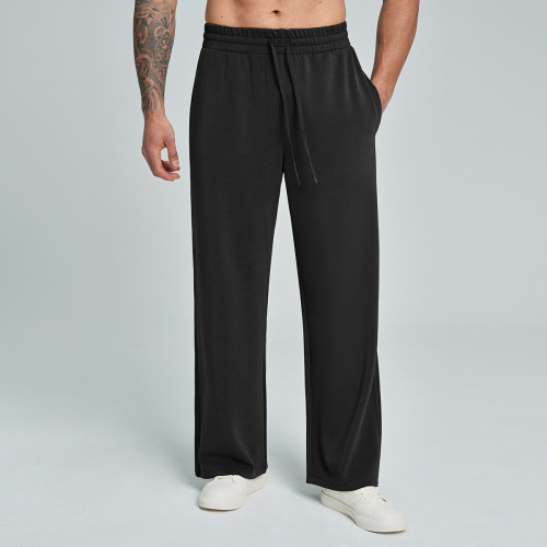 Men's Modal Ultra-Soft Breathable Sports Jogging Trousers for Wholesale - Cross-Border Hiking & Fitness Casual Straight-Leg Pants - OEM & ODM Solutions Available5090