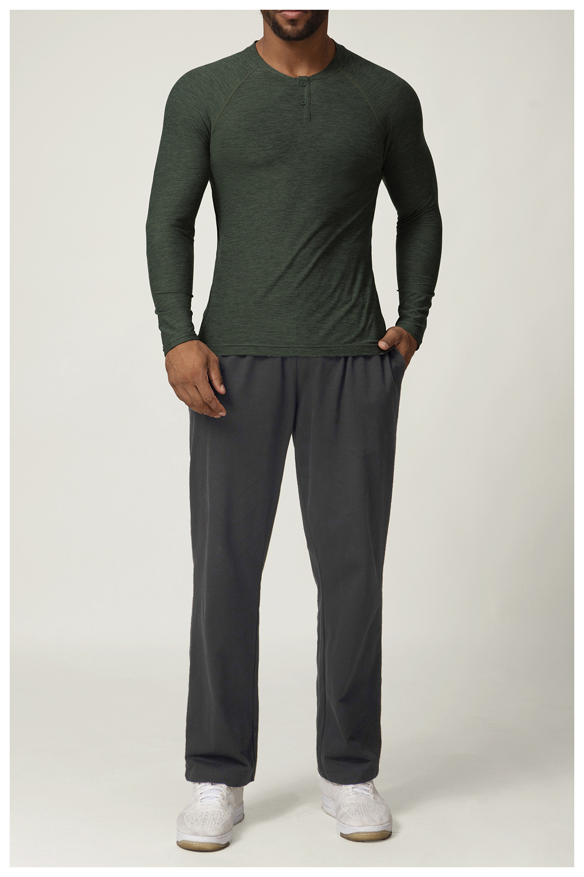 100% cotton men's sports trousers