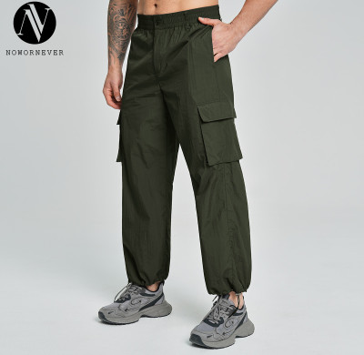 Eco-Conscious Men's Cargo Pants for Fitness and Outdoor Adventures - Made from Recycled Fabric - OEM & ODM Options Available for Wholesale Clients & Sourcing Agents - Style 3552