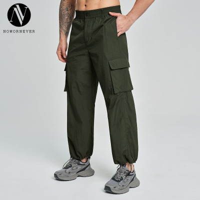 Eco-Conscious Men's Cargo Pants for Fitness and Outdoor Adventures - Made from Recycled Fabric - OEM & ODM Options Available for Wholesale Clients & Sourcing Agents - Style 3552