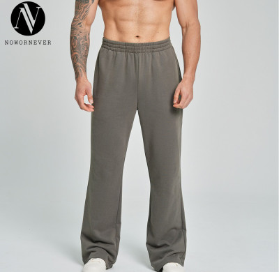 Customized Cross-Border Men's Sports Fashion Flared Wide-Leg Trousers | ODM & OEM Fitness Training, Hiking, and Casual Wear 1011 - Your Trusted Sourcing Partner.