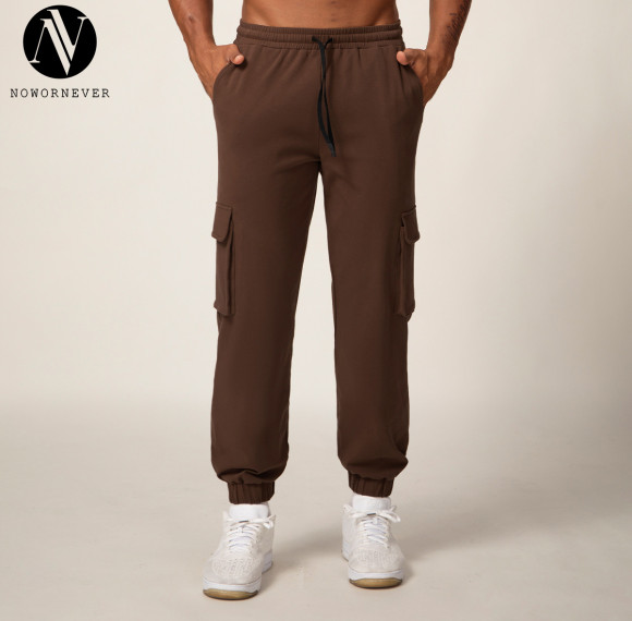 Customizable Men's Sports Casual Trousers - Solid Color, Multi-Pocket Design for Outdoor Hiking and Citywalk | OEM, ODM, and Wholesale Options Available - Model 1012