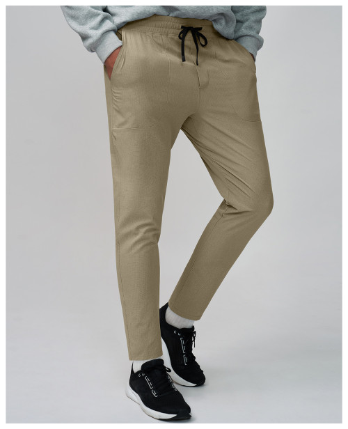 Cross-Border Men's Quick-Dry Fitness Yoga Pants - Micro-Pore, Breathable, Sweat-Wicking Sportswear for Outdoor Running with OEM, ODM & Wholesale Options1198