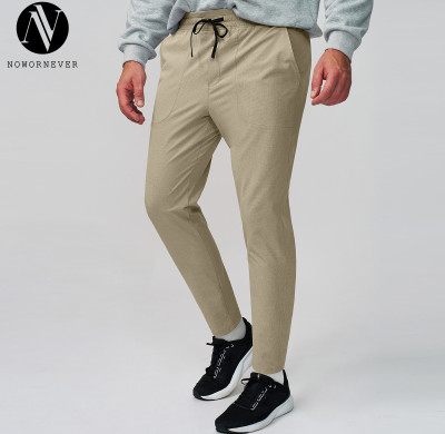 Cross-Border Men's Quick-Dry Fitness Yoga Pants - Micro-Pore, Breathable, Sweat-Wicking Sportswear for Outdoor Running with OEM, ODM & Wholesale Options1198