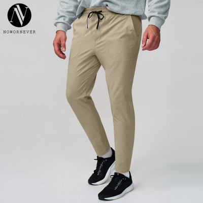 Cross-Border Men's Quick-Dry Fitness Yoga Pants - Micro-Pore, Breathable, Sweat-Wicking Sportswear for Outdoor Running with OEM, ODM & Wholesale Options1198