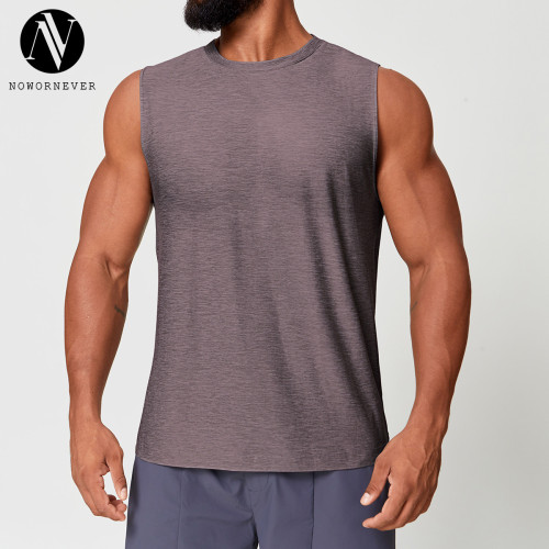 European & American Men's Quick-Dry Two-Tone Tank Top - Skin-Friendly Sports Wear for Fitness, Running & Basketball - OEM, ODM, and Wholesale Partnerships Available1173