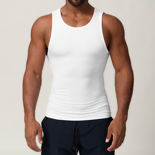 Men's Cross-Border Sports Fitness Yoga Bodybuilding Vest - OEM & ODM Solutions Available - Ideal for Commuting, Basketball & Tennis - Wholesale Activewear Exporter1028