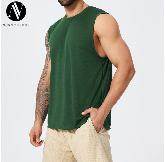 Wholesale Activewear: American Style Sleeveless Quick-Dry Men's Casual Fitness Tank Top | OEM, ODM Services for Football, Badminton & Running | Spring/Summer Essentials for Sourcing Agents1067