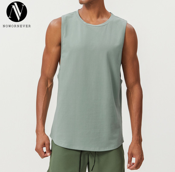 Cross-Border OEM & ODM Cotton Sports Tank Top - Moisture-Wicking, Breathable Running & Basketball Vest for Wholesale Distribution1001