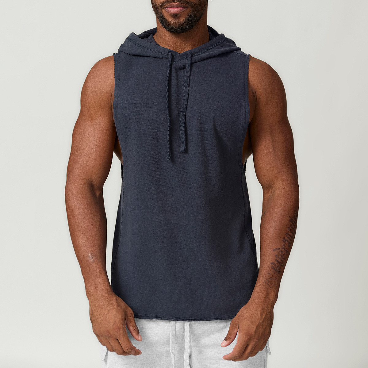 solid color gym hoodie