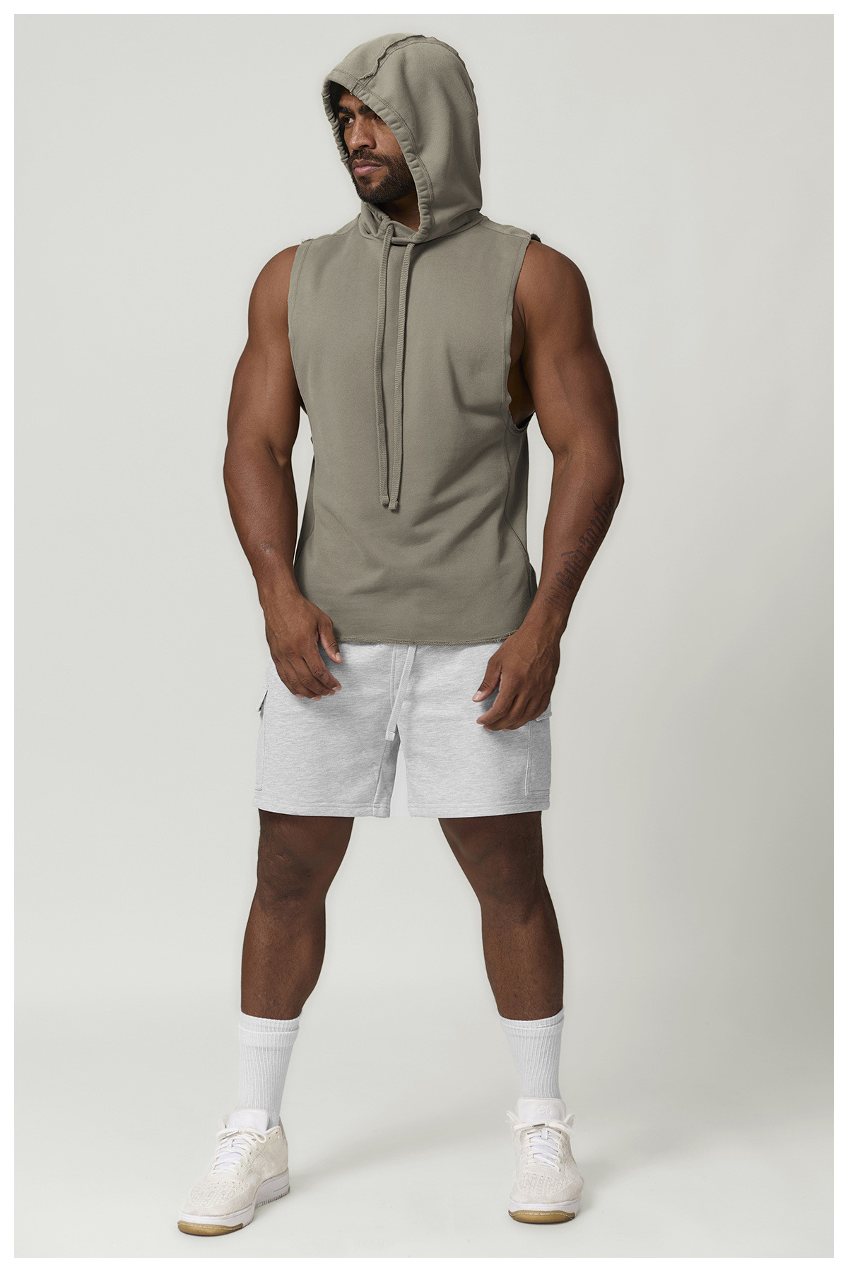 Custom OEM men's hooded vest