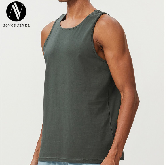 Moisture-Wicking Cotton Tank Top for Men - Ideal for Fitness, Running & Tennis | 1002 Citywalk Outdoor Casual Wear | OEM, ODM, Wholesale & Sourcing Agents