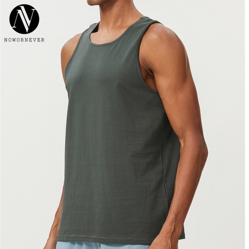 Moisture-Wicking Cotton Tank Top for Men - Ideal for Fitness, Running & Tennis | 1002 Citywalk Outdoor Casual Wear | OEM, ODM, Wholesale & Sourcing Agents