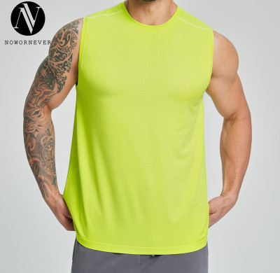 Premium Men's Quick-Dry Seamless Fitness Tank Top 1176 - Breathable Sleeveless Yoga & Running Wear for OEM/ODM Partnerships | Perfect for Wholesale Distribution
